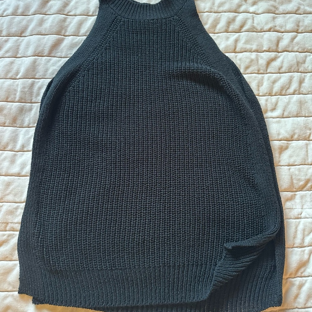 Source Unknown Black Knit Tank Top